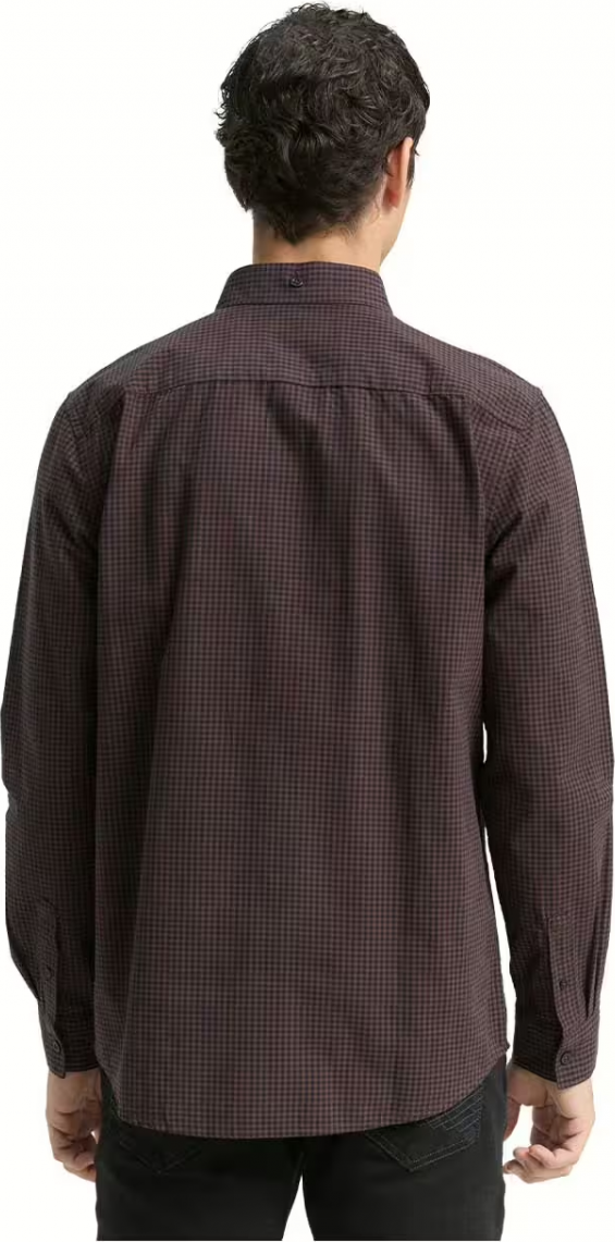 Сорочка ДР Men's Shirt 1048439-38956 Tom Tailor XXL Темно-коричневий — фото 3