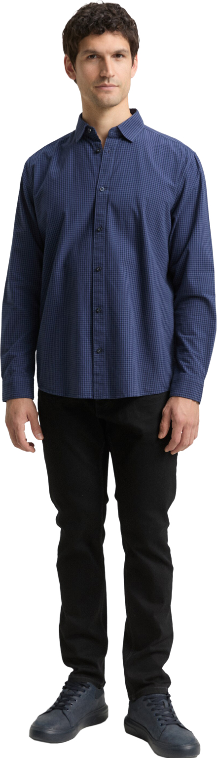 Сорочка ДР Men's Shirt 1048439-38955 Tom Tailor XXL Синій — фото 5