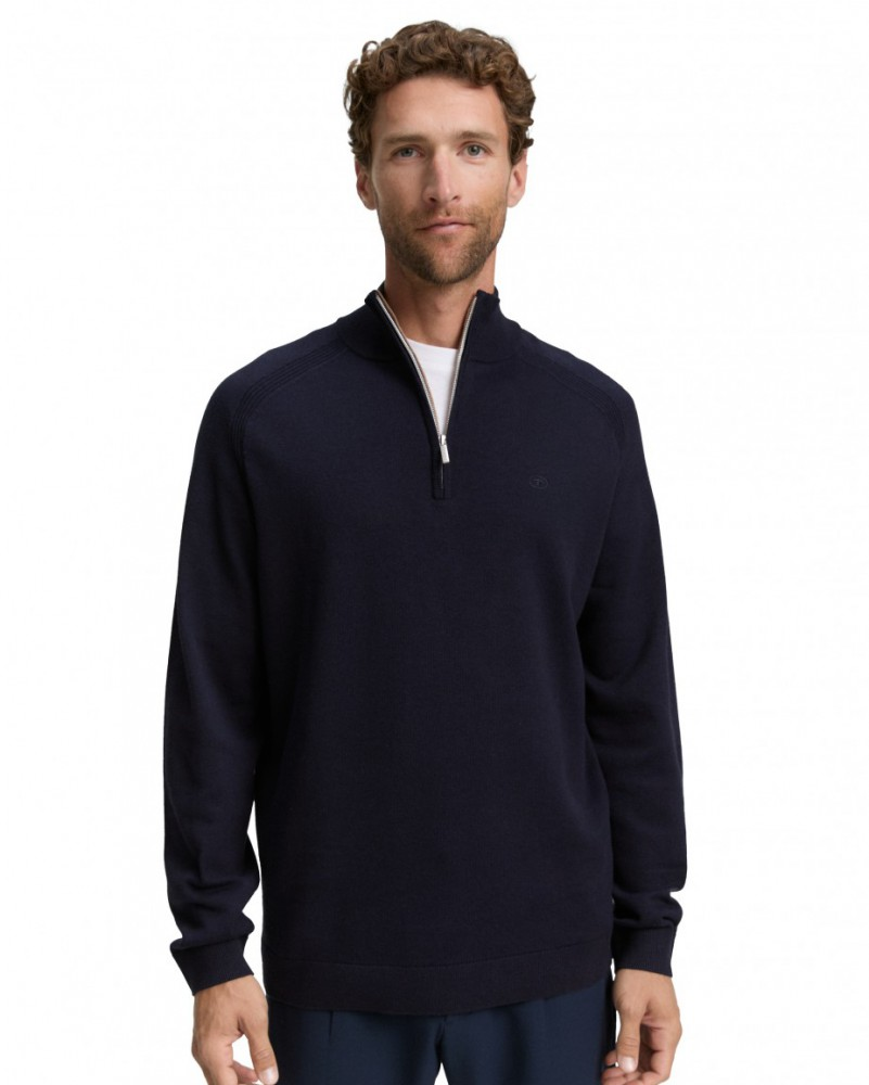 Кофта men's sweater 1047569-13160 Tom Tailor XXL Темно-синій — фото 1