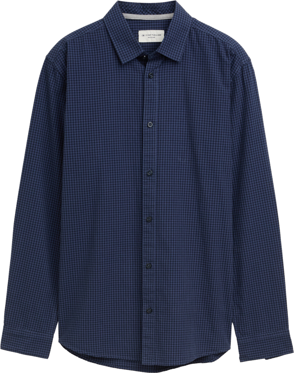 Сорочка ДР Men's Shirt 1048439-38955 Tom Tailor XXL Синій — фото 6