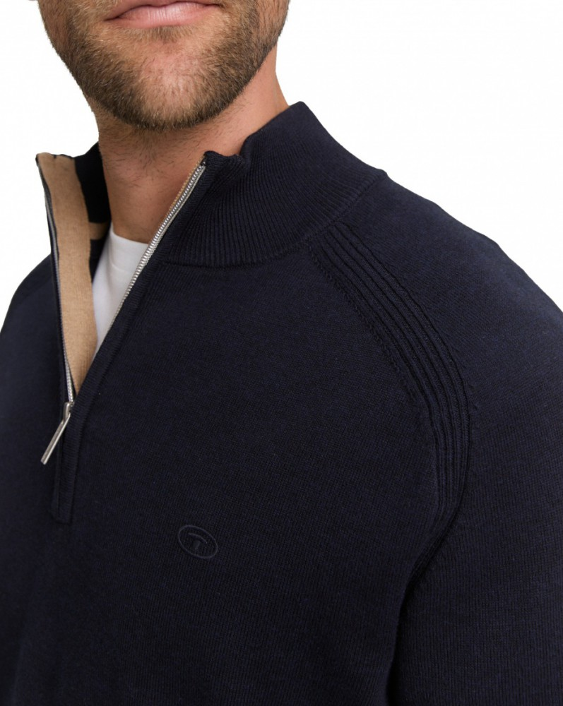 Кофта men's sweater 1047569-13160 Tom Tailor XXL Темно-синій — фото 4