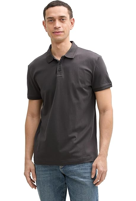 Поло Men's Polo Shirt 1045630-10899 Tom Tailor XXL Темно-сірий — фото 1