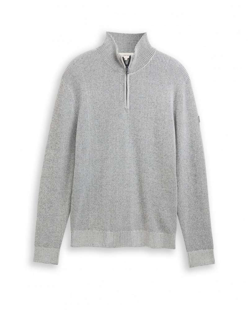 Кофта men's sweater 1049469-39208 Tom Tailor XXL Сірий — фото 1