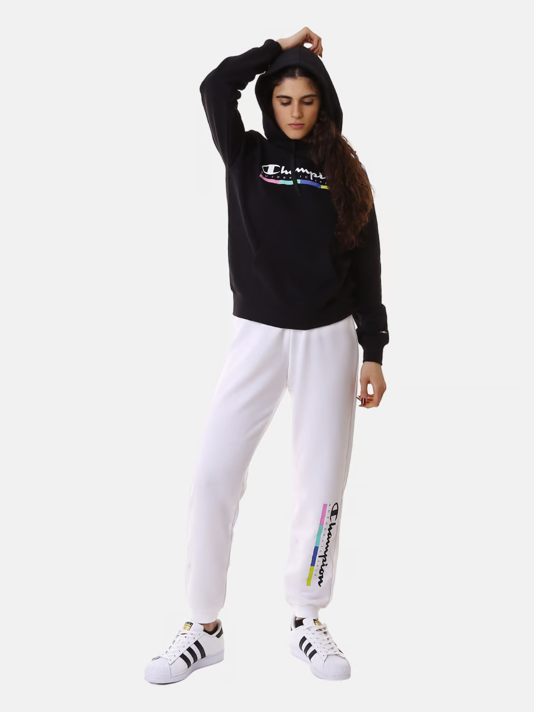 Худі hooded sweatshirt 117104-KK001 Champion L Чорний — фото 4