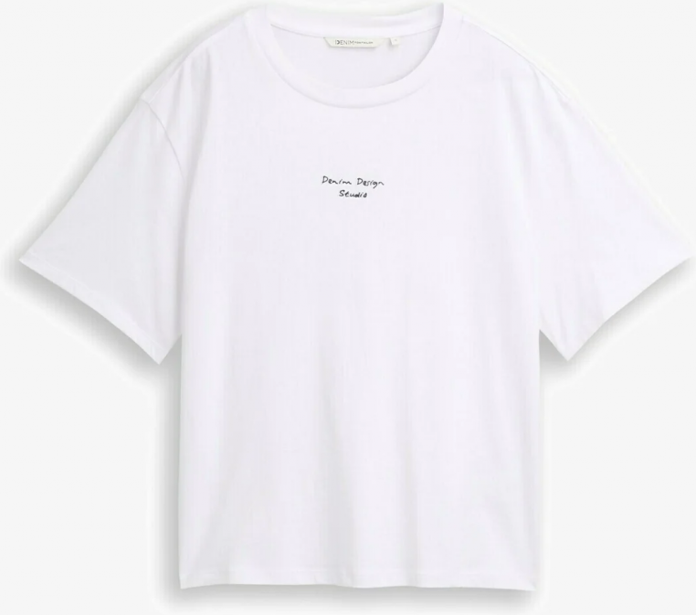 Футболка women's T-shirt 1050481-20000 Tom Tailor L Білий — фото 6