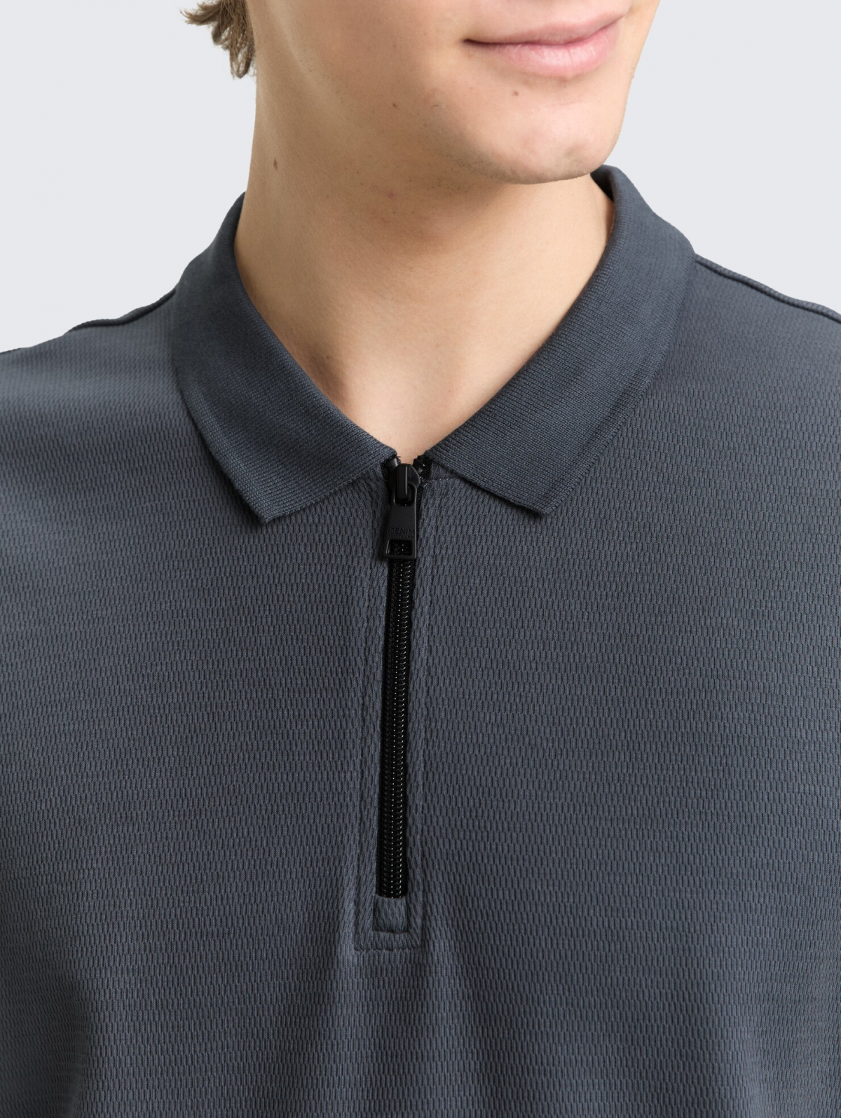 Поло Men's Denim Polo Shirt 1050294-21756 Tom Tailor XXL Темно-сірий — фото 4