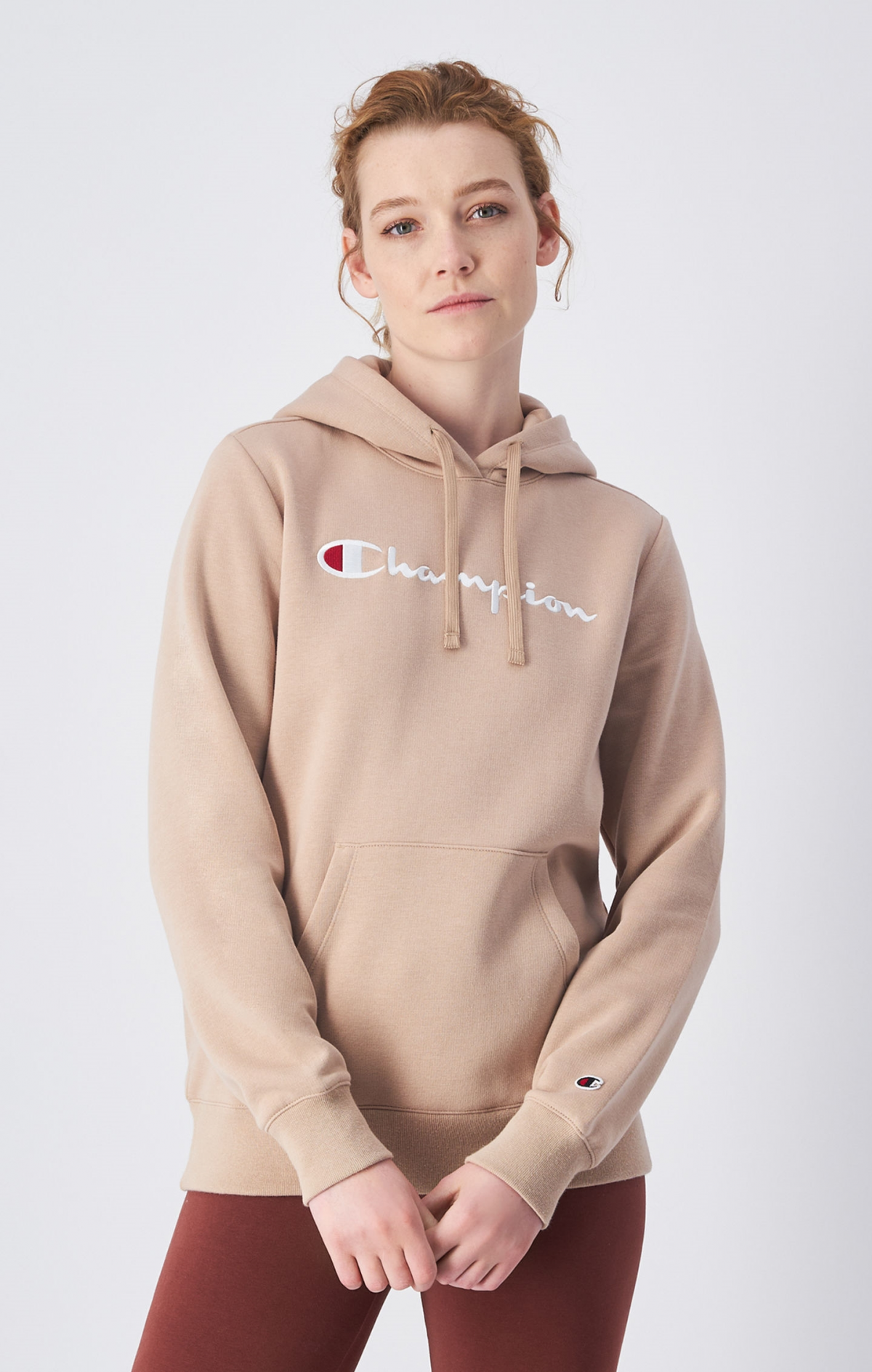 Худі HOODED SWEATSHIRT 117529-MS079 Champion L Бежевий — фото 2