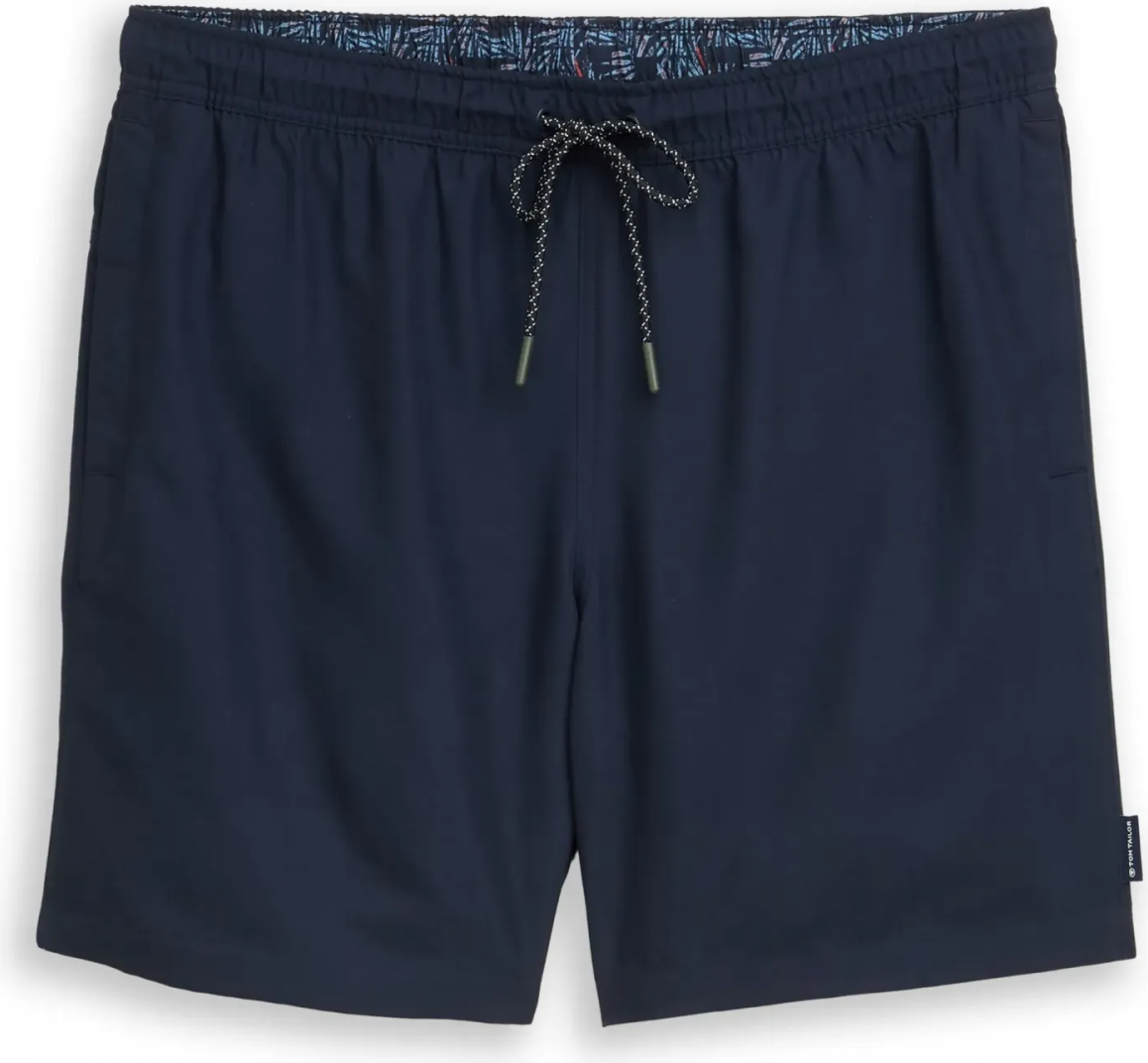 Шорти для плавання swim shorts with drawstring 1050181-10668 Tom Tailor M Темно-синій — фото 5