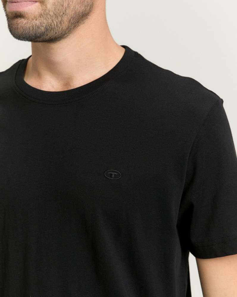 Футболка men's T-shirt 1050139-29999 Tom Tailor XXL Чорний — фото 4