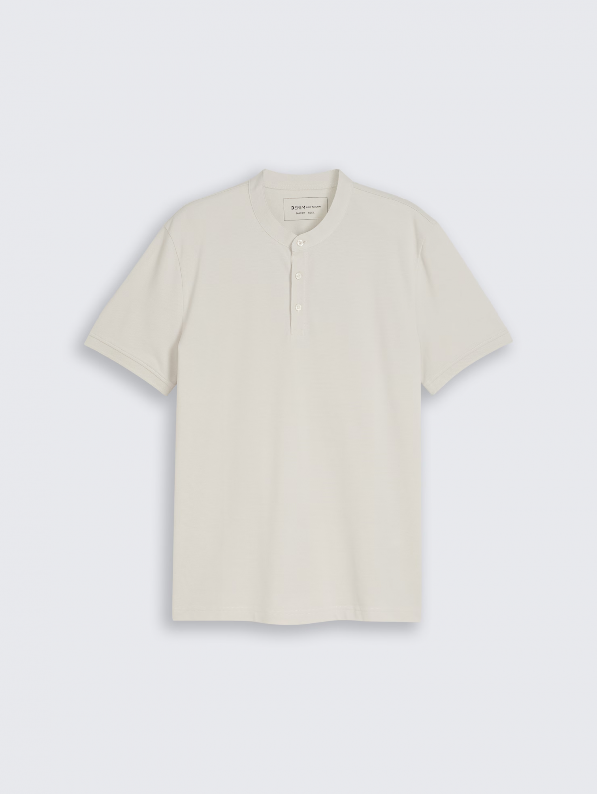 Поло polo shirt with stand-up collar 1050326-32257 Tom Tailor XXL Білий — фото 6