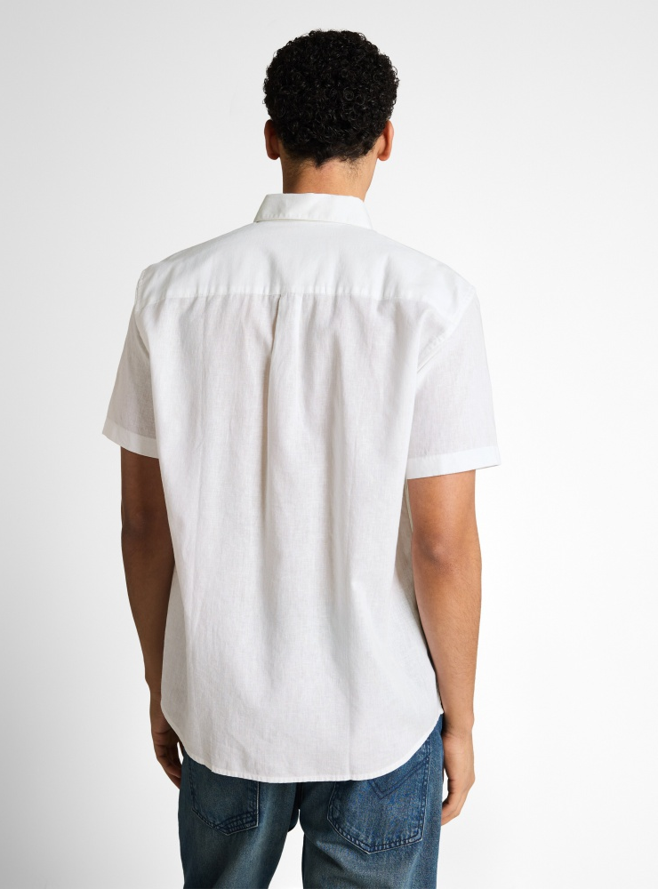 Сорочка DENIM men's shirt 1051891-20000 Tom Tailor XXL Білий — фото 3