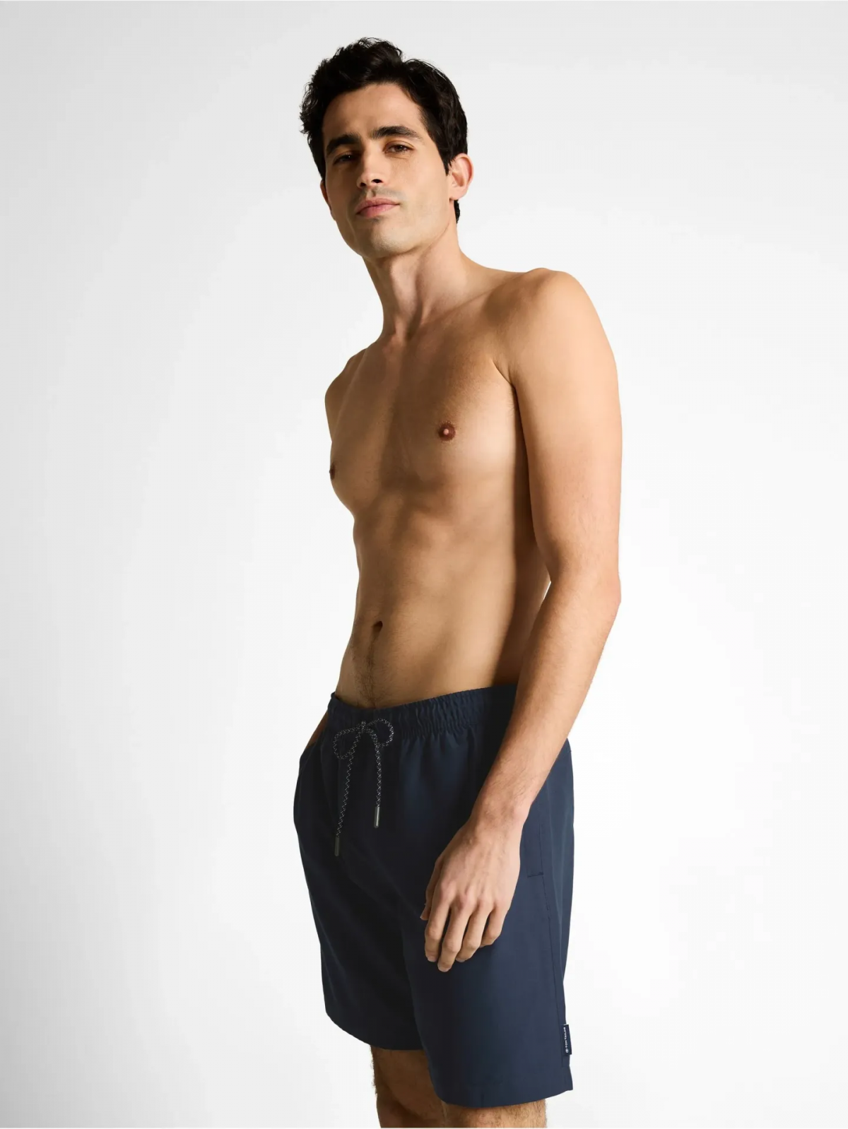 Шорти для плавання swim shorts with drawstring 1050181-10668 Tom Tailor M Темно-синій — фото 4