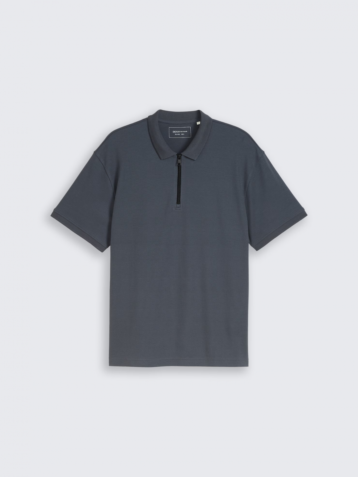 Поло Men's Denim Polo Shirt 1050294-21756 Tom Tailor XXL Темно-сірий — фото 5