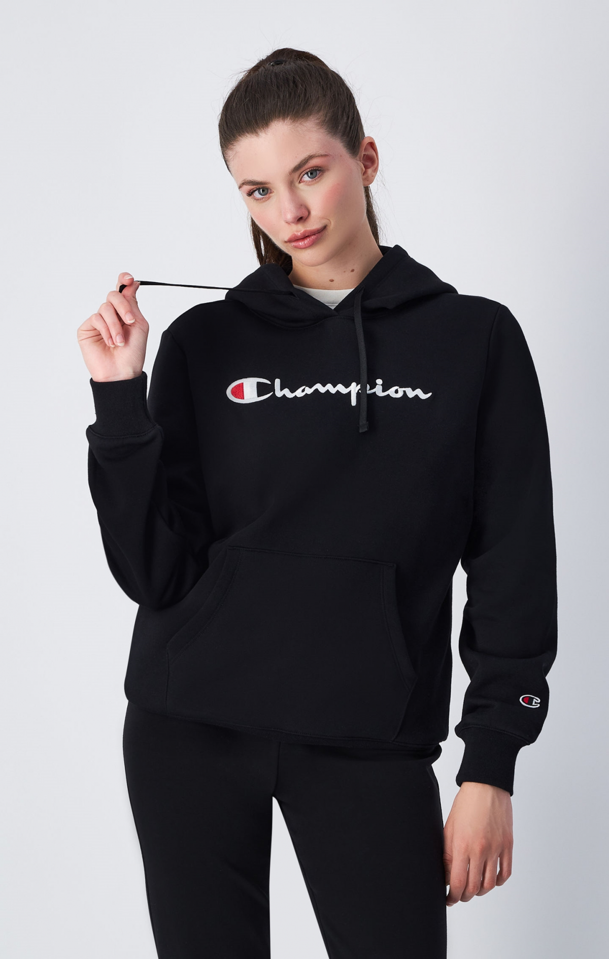 Худі HOODED SWEATSHIRT 117529-KK001 Champion L Чорний — фото 2
