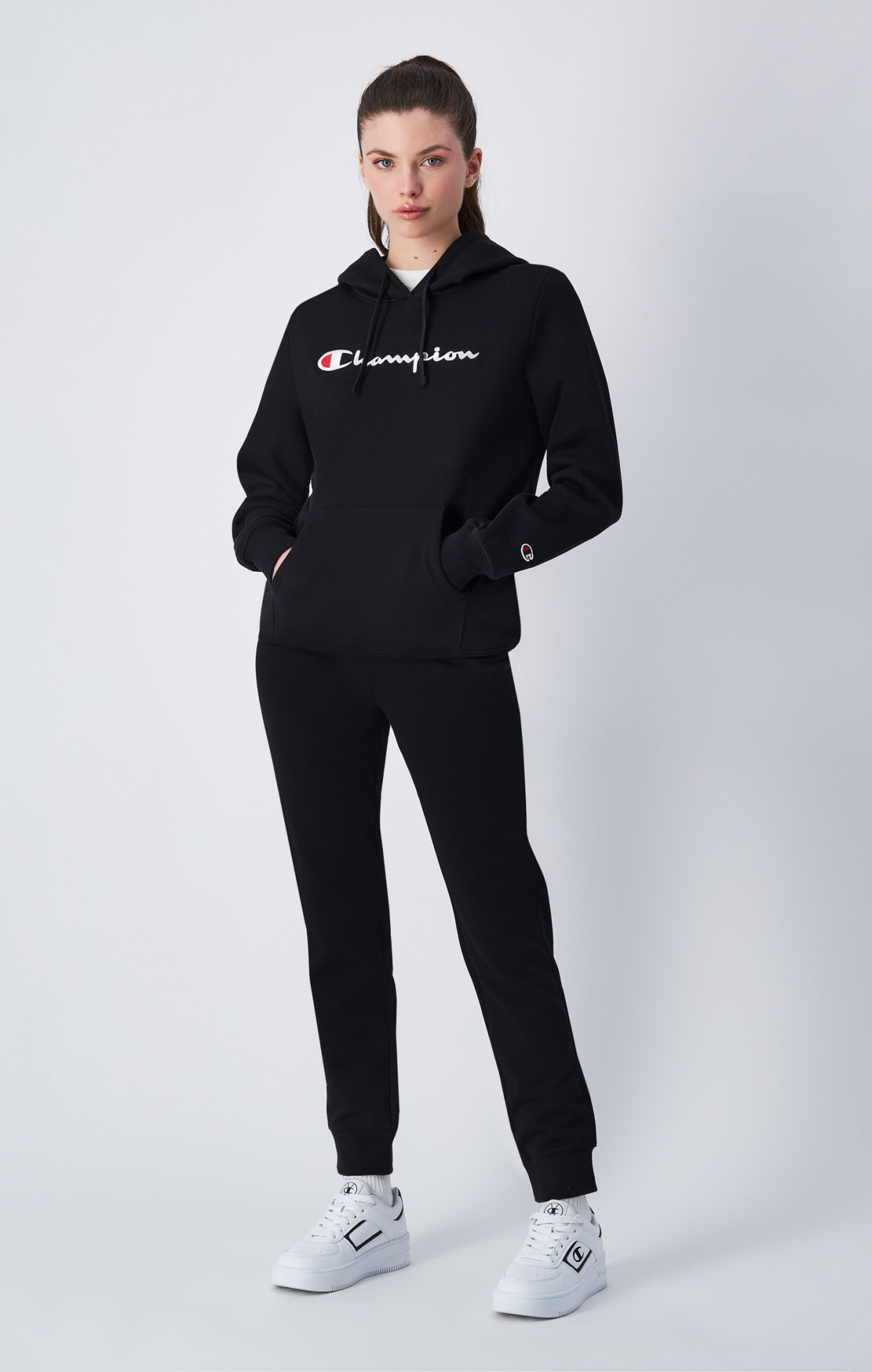 Худі HOODED SWEATSHIRT 117529-KK001 Champion L Чорний — фото 4
