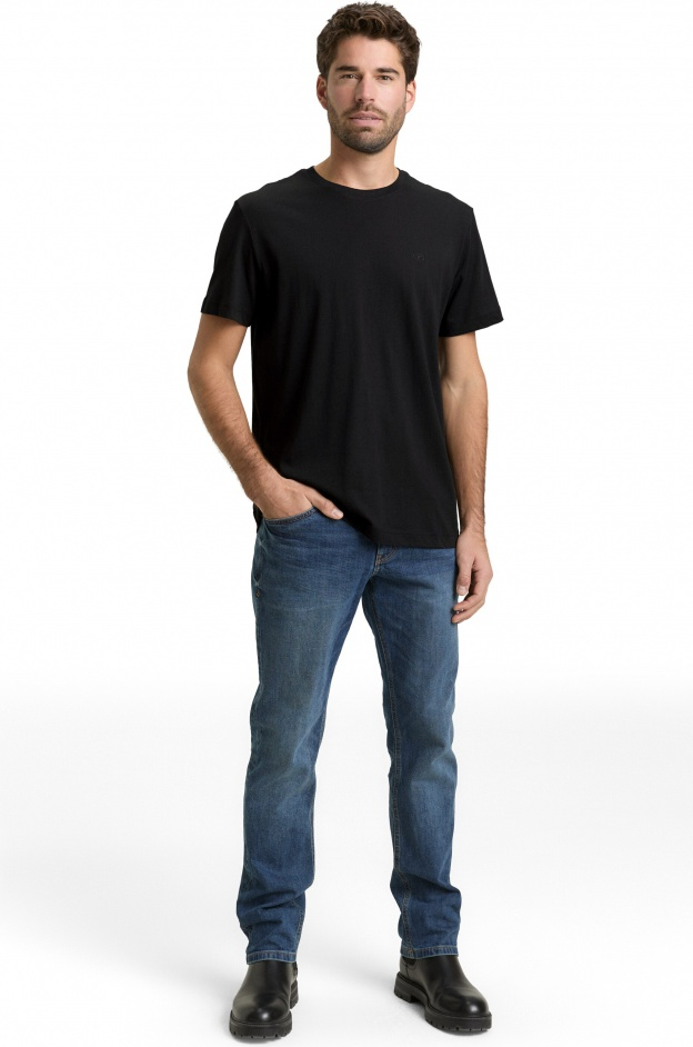 Футболка men's T-shirt 1050139-29999 Tom Tailor XXL Чорний — фото 5