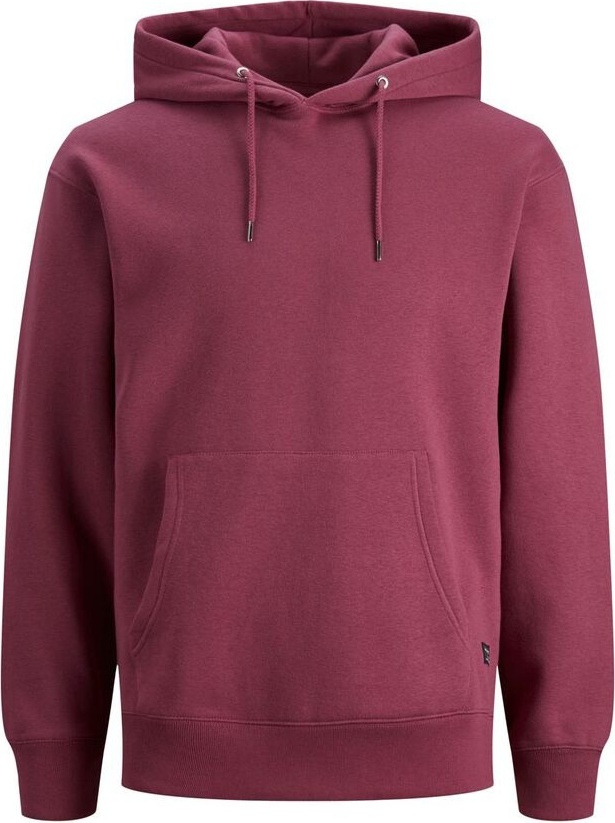Толстовка JJESOFT SWEAT HOOD NOOS 12161145-Hawthorn Rose-Fit:Relaxed Jack & Jones XXL Бордовий — фото 7