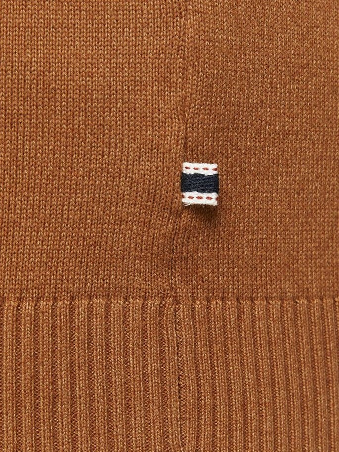 Пуловер JJEBASIC KNIT CREW NECK NOOS 12137190-Umber Jack & Jones XXL Коричневий — фото 6