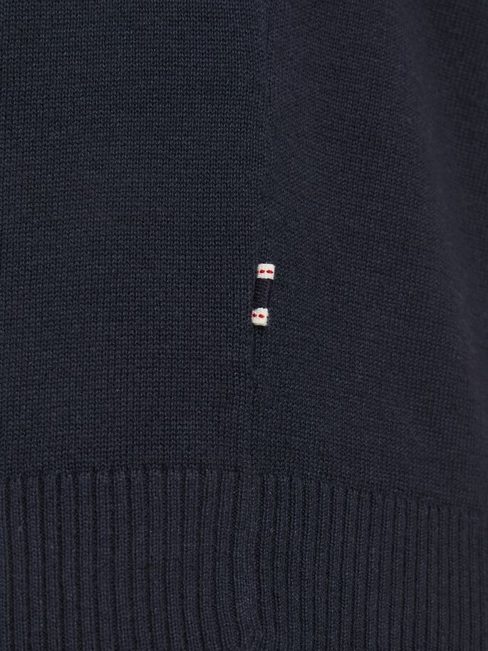 Пуловер JJEBASIC KNIT CREW NECK NOOS 12137190-Navy Blazer Jack & Jones XXL Темно-синій — фото 6