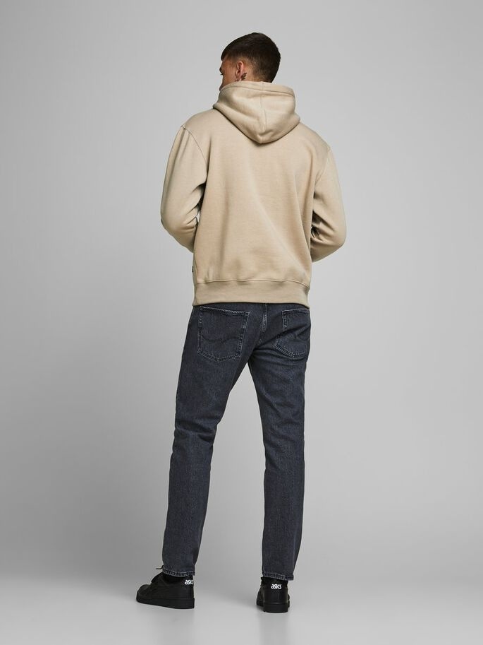 Толстовка JJESOFT SWEAT HOOD NOOS 12161145 Crockery Jack & Jones L Бежевий — фото 4