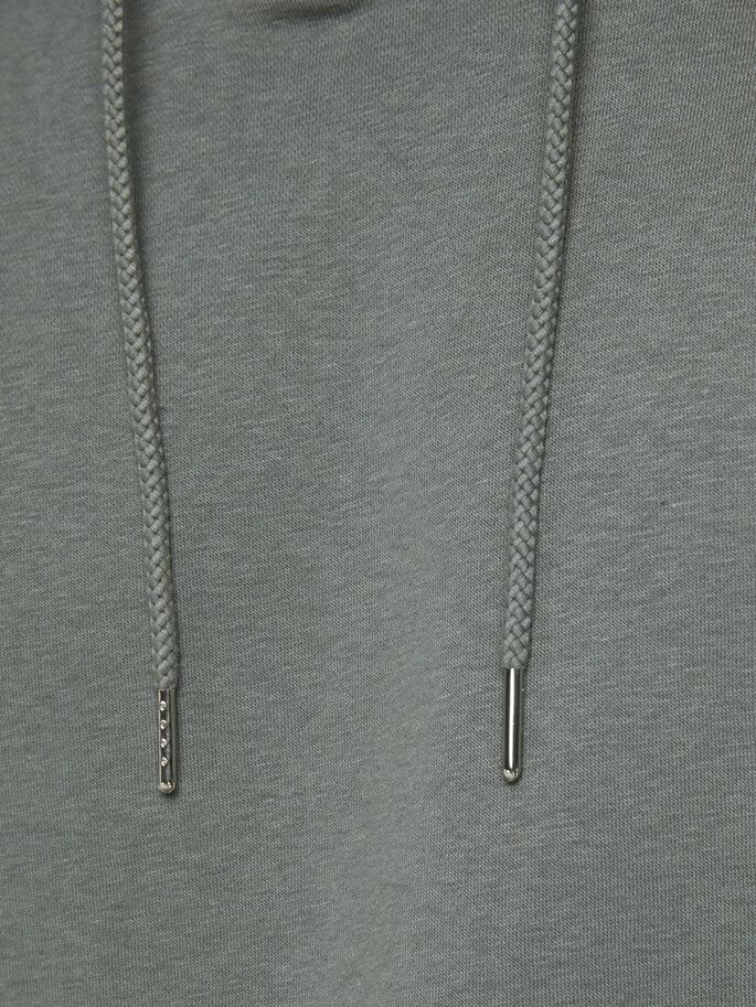 Толстовка JJESOFT SWEAT HOOD NOOS 12161145-Sedona Sage-Fit:Relaxed Jack & Jones M Сірий — фото 5