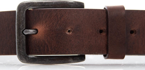 Ремінь JACVICTOR LEATHER BELT NOOS 12152757-Black Coffee Jack & Jones 105 Темно-коричневий — фото 3