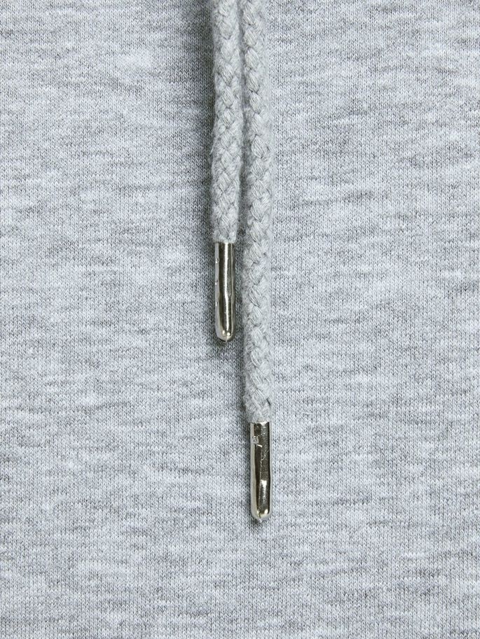 Толстовка JJESOFT SWEAT HOOD NOOS 12161145 Light Grey Melange Jack & Jones XXL Сірий — фото 5
