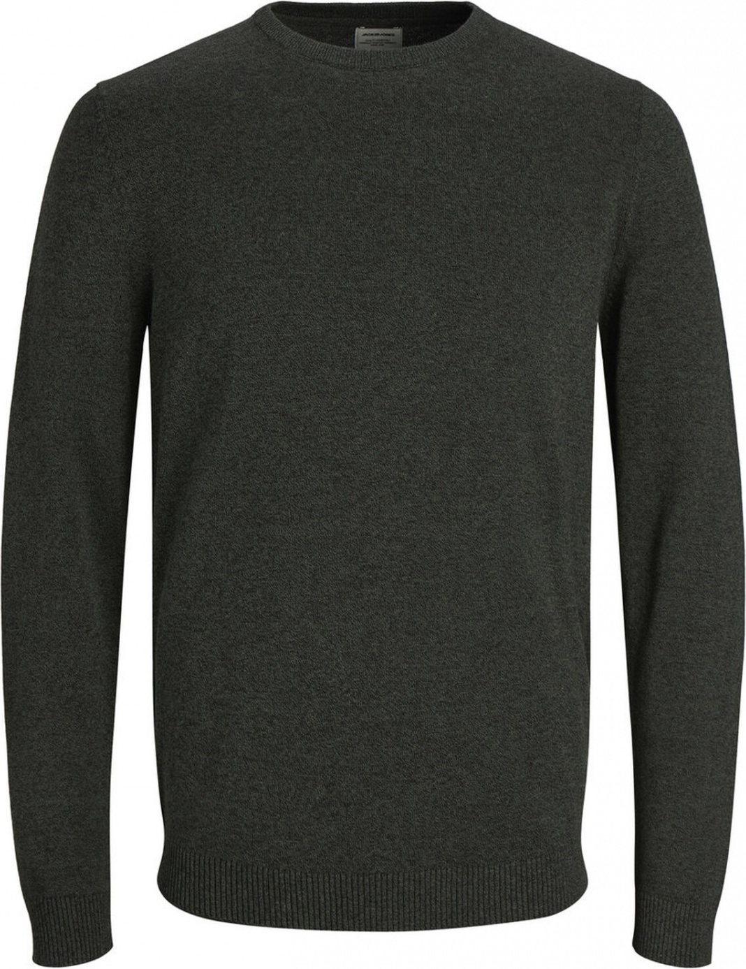 Пуловер JJEBASIC KNIT CREW NECK NOOS 12137190-Dark Grey Melange Jack & Jones XXL Темно-сірий — фото 5