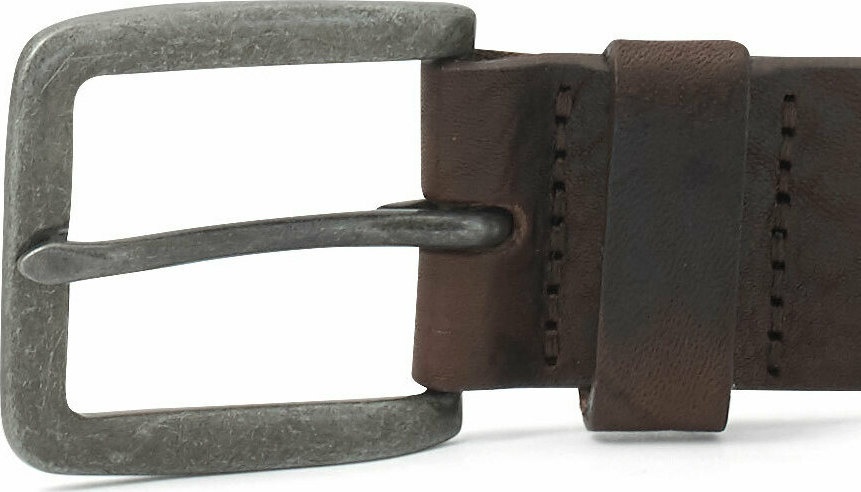 Ремінь JACVICTOR LEATHER BELT NOOS 12152757-Black Coffee Jack & Jones 105 Темно-коричневий — фото 4