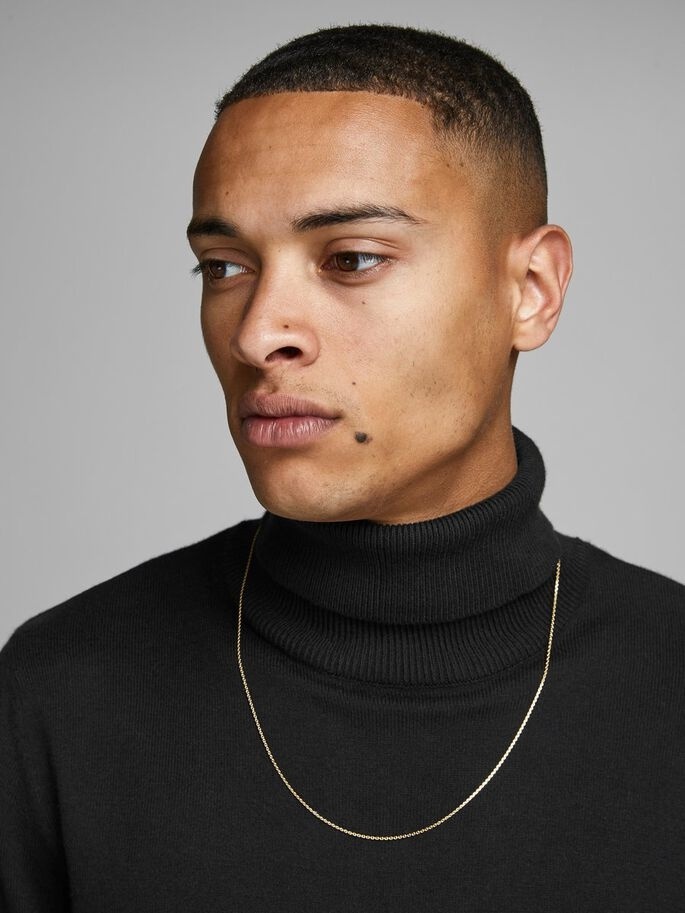 Пуловер JJEEMIL KNIT ROLL NECK NOOS 12157417-Black Jack & Jones XXL Чорний — фото 5