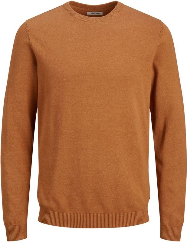 Пуловер JJEBASIC KNIT CREW NECK NOOS 12137190-Umber Jack & Jones XXL Коричневий — фото 7