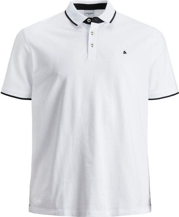 Поло JJEPAULOS POLO SS NOOS PS 12143859-White-Detail:PS Jack &amp; Jones PLUS 2XL Білий — фото 6