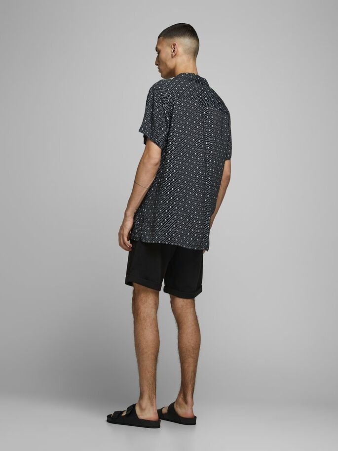 Шорти JJIBOWIE JJSHORTS SOLID SA STS 12165604 Black Jack & Jones L Чорний — фото 5