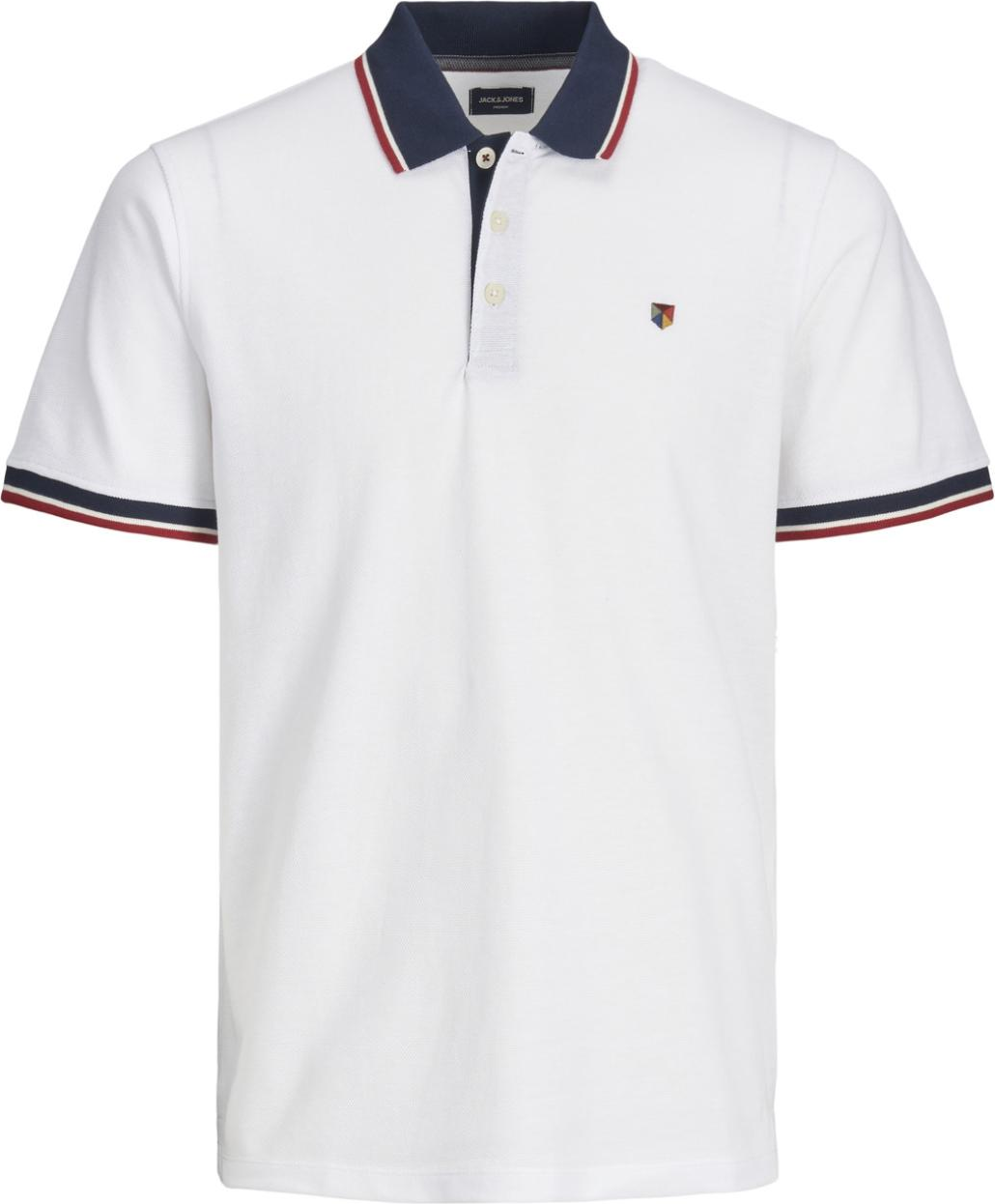 Поло JPRBLUWIN POLO SS NOOS 12169064-Cloud Dancer-Fit:REG SOLID Jack & Jones XXL Білий — фото 7