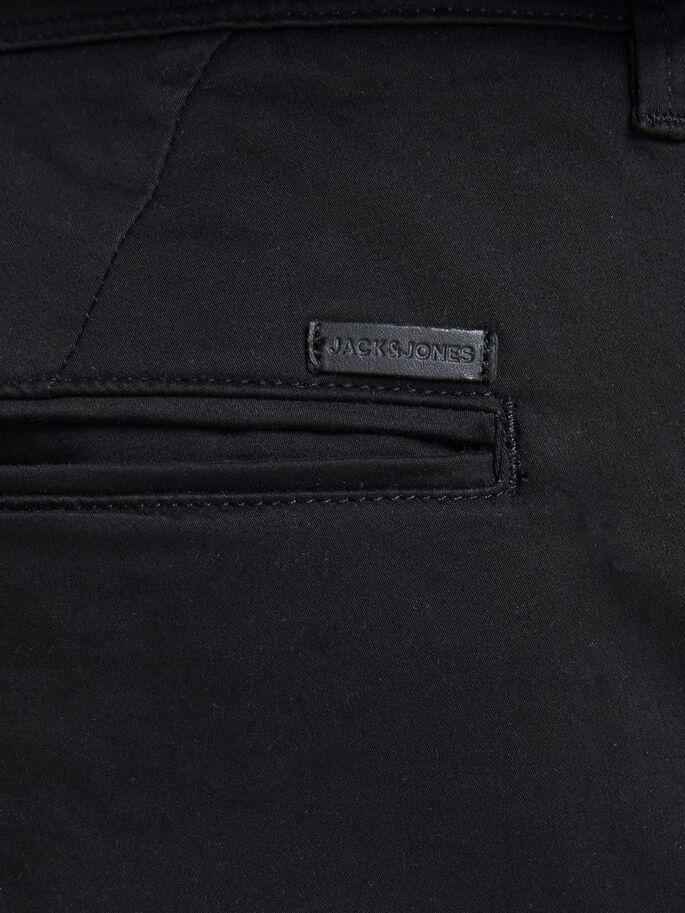 Шорти JJIBOWIE JJSHORTS SOLID SA STS 12165604 Black Jack & Jones L Чорний — фото 7