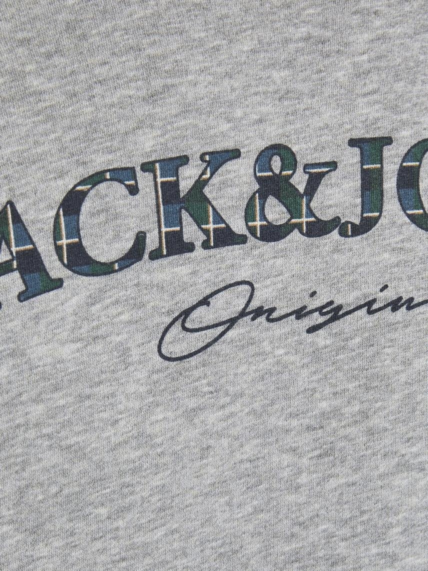 Толстовка JORMINISTRY SWEAT CREW NECK 12180410 Light Grey Melange Jack & Jones XXL Сірий — фото 7