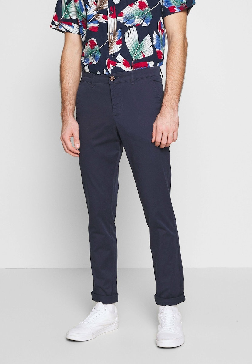 Штани JJIMARCO JJDAVE SA NAVY 12174146 Navy Blazer Jack & Jones 30/34 Темно-синій — фото 4