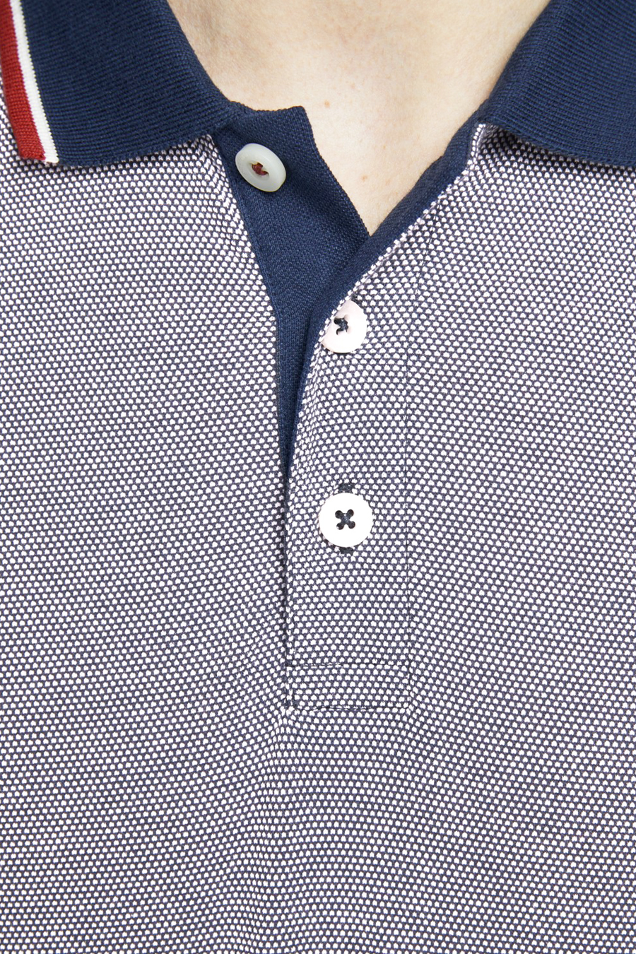 Поло JPRBLUWIN POLO SS NOOS 12169064-Mood Indigo-Fit:REG W. WHISPER WHITE Jack & Jones XXL Сірий — фото 6