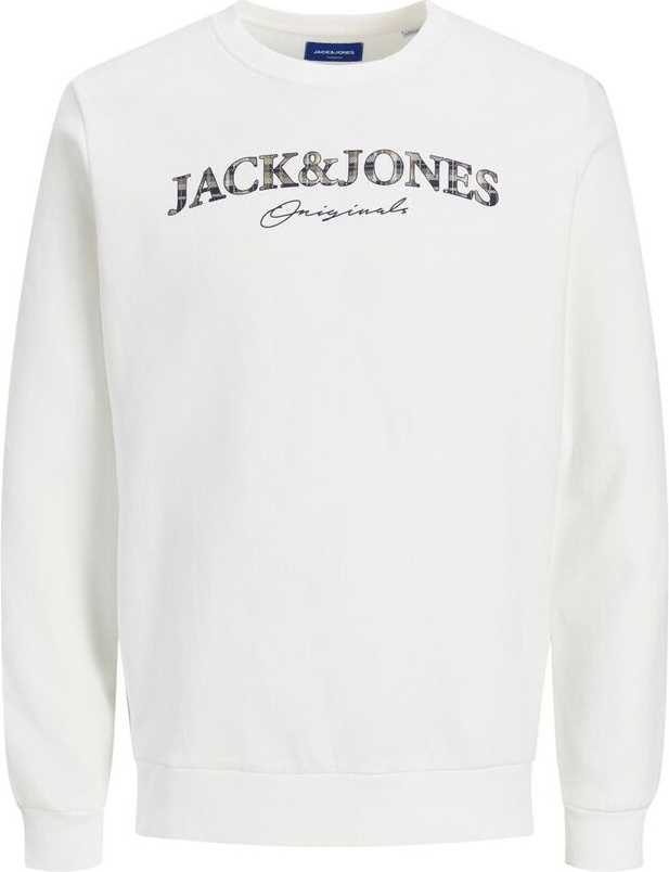 Толстовка JORMINISTRY SWEAT CREW NECK 12180410 Cloud Dancer Jack & Jones L Білий — фото 3