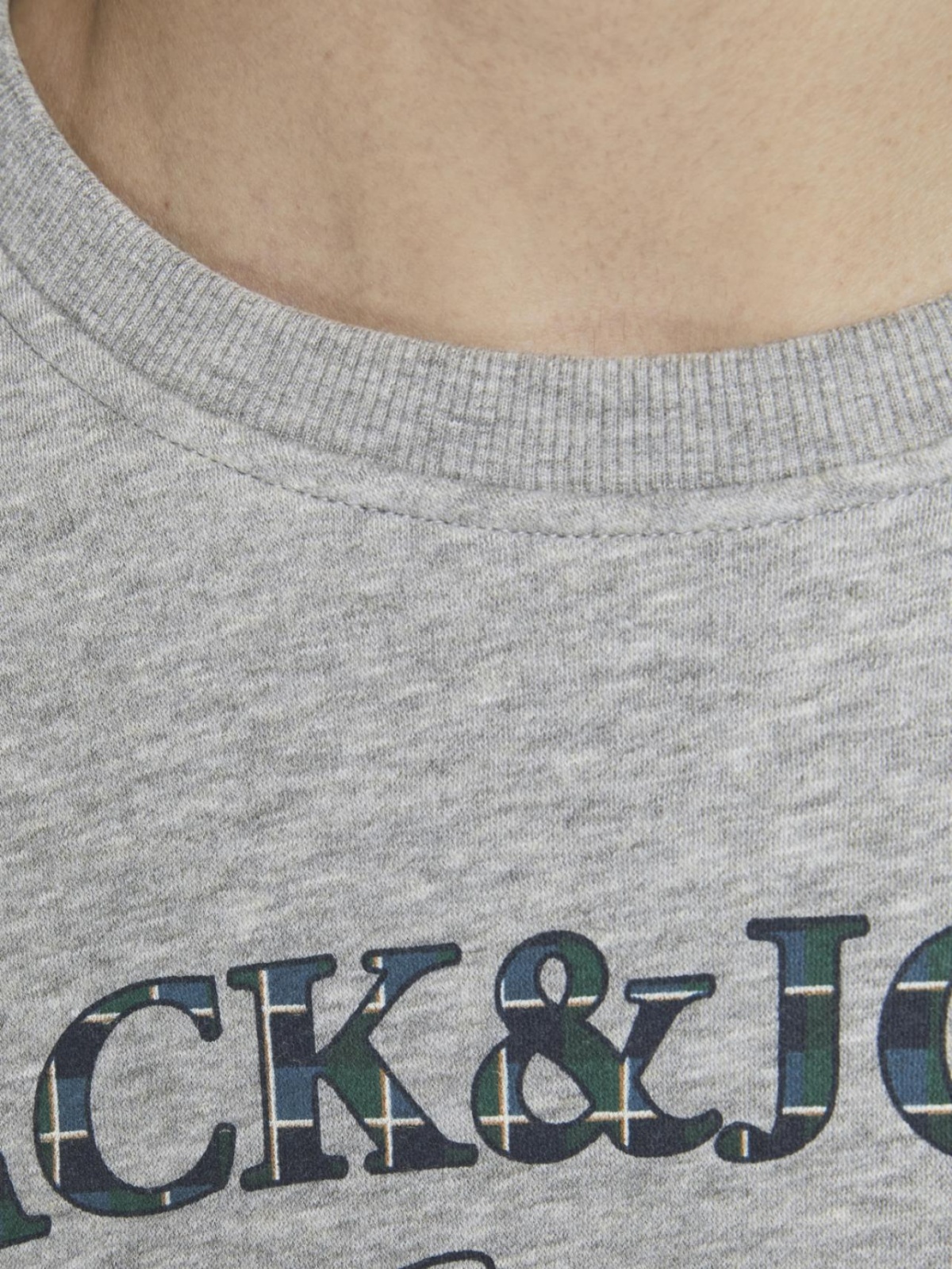 Толстовка JORMINISTRY SWEAT CREW NECK 12180410 Light Grey Melange Jack & Jones XXL Сірий — фото 6