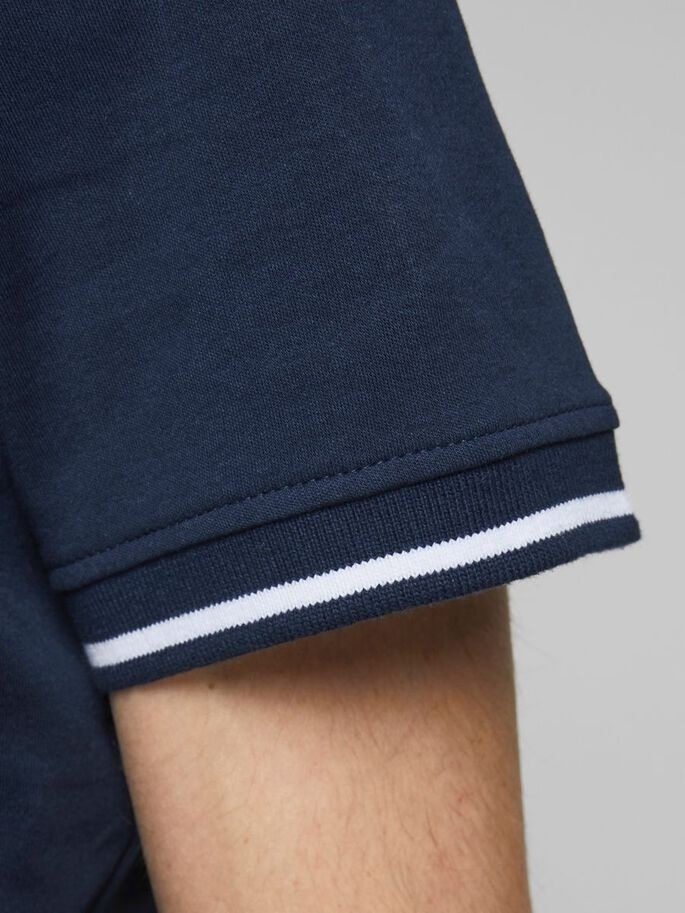 Поло JJEJERSEY POLO SS NOOS 12180891 Navy Blazer Jack & Jones S Темно-синій — фото 6