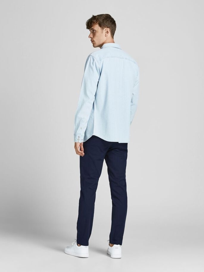 Штани JPSTMARCO JJDAVE AKM NAVY BLAZER NOOS 12174309-Navy Blazer Jack & Jones 30/34 Темно-синій — фото 4