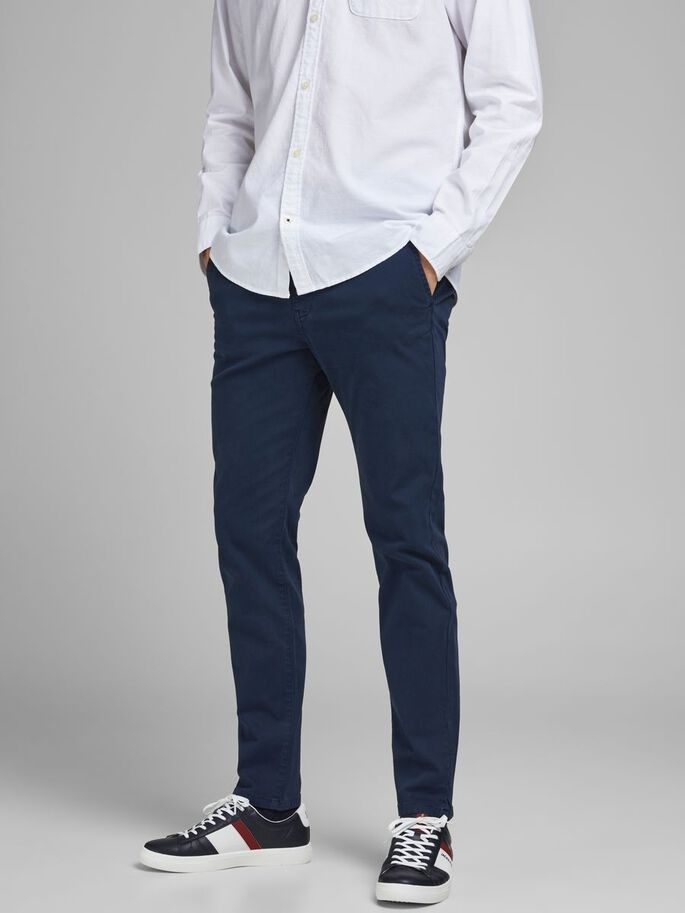Штани JJIMARCO JJFRED AMA NAVY NOOS 12184901 Navy Blazer Jack & Jones 30/32 Темно-синій — фото 3
