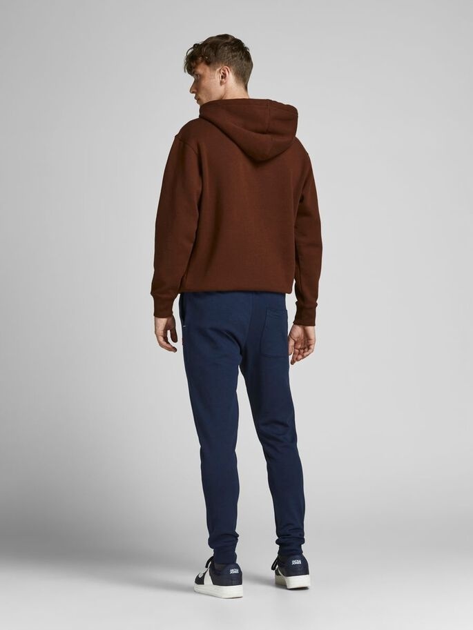 Спортивні штани JJIWILL BASIC SWEAT PANT NAFA 12185803-Navy Blazer Jack & Jones S Темно-синій — фото 4