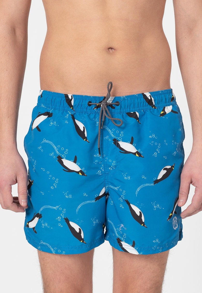 Плавальні шорти JJIBALI JJSWIMSHORTS AKM SEA ANIMALS 12184799 French Blue Jack & Jones L Блакитний — фото 3