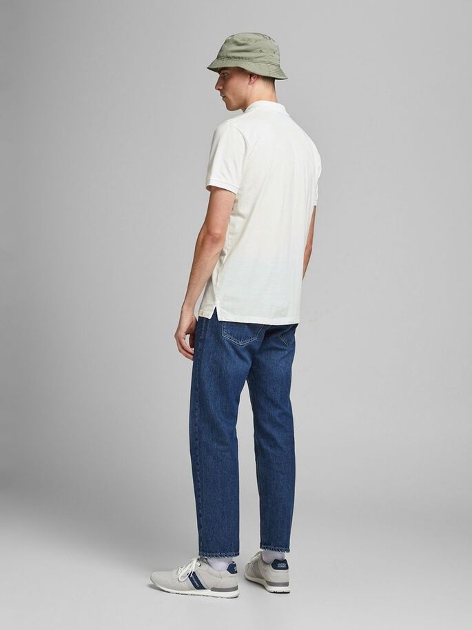 Поло JORTONS POLO SS SN 12186778 Cloud Dancer Jack & Jones XXL Білий — фото 7
