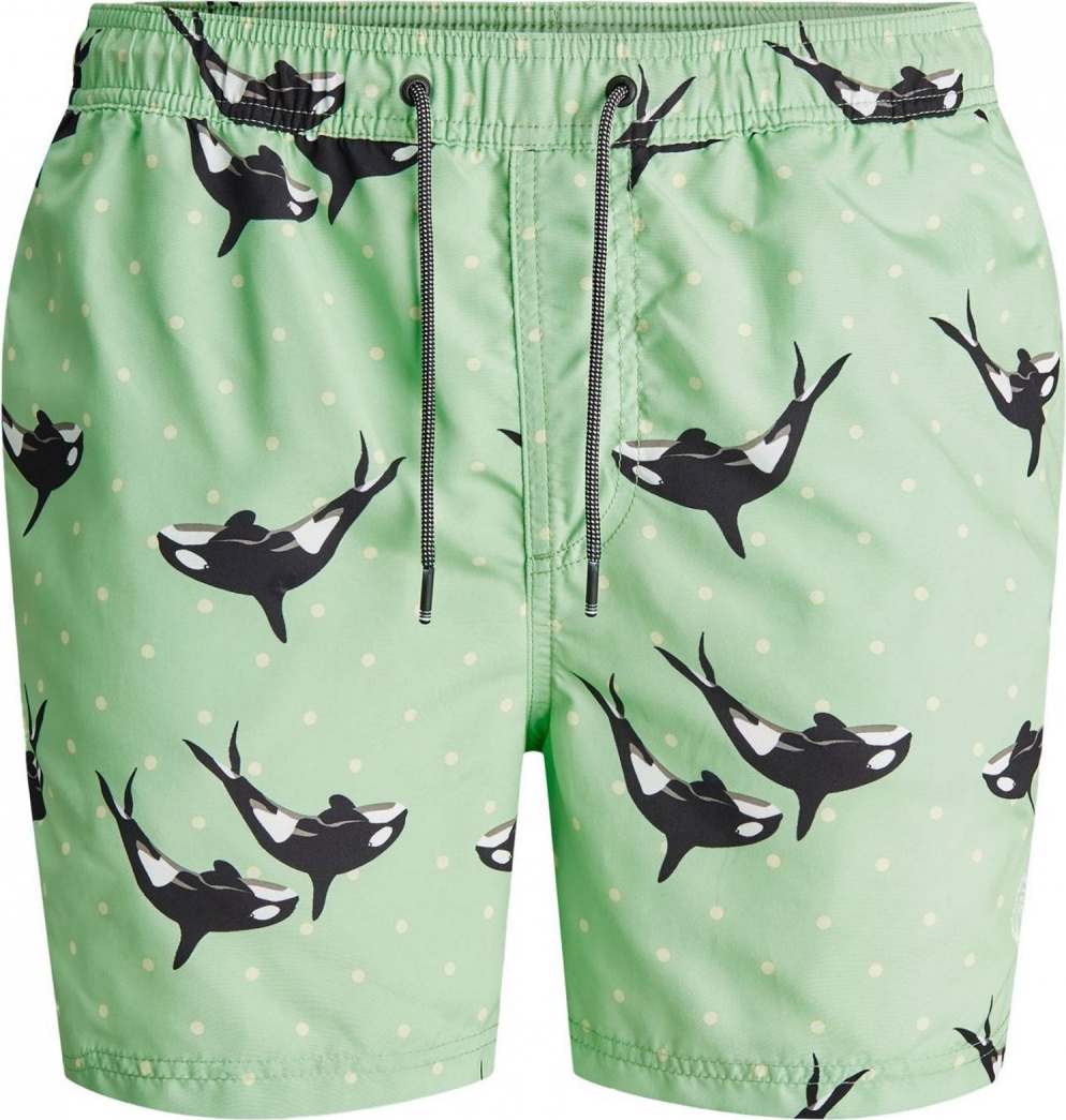 Плавальні шорти JJIBALI JJSWIMSHORTS AKM SEA ANIMALS 12184799 Green Ash Jack &amp; Jones L Зелений — фото 2