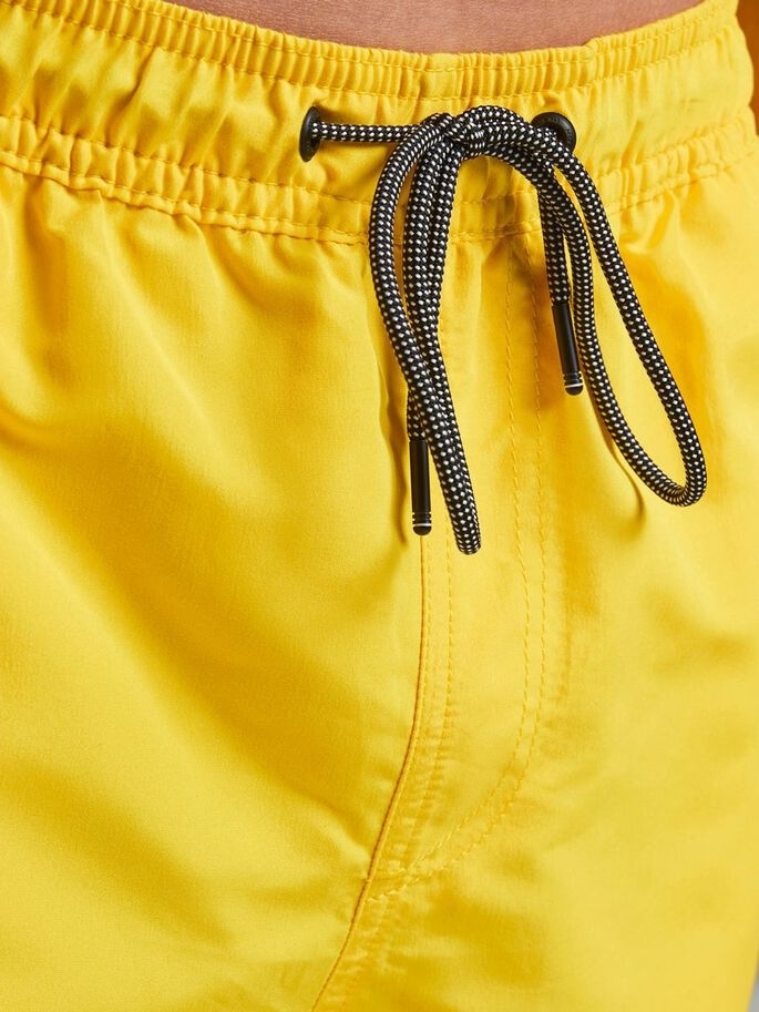 Плавальні шорти JJIBALI JJSWIMSHORTS AKM LOGO TAPE 12183810 Vibrant Yellow Jack & Jones XXL Жовтий — фото 5