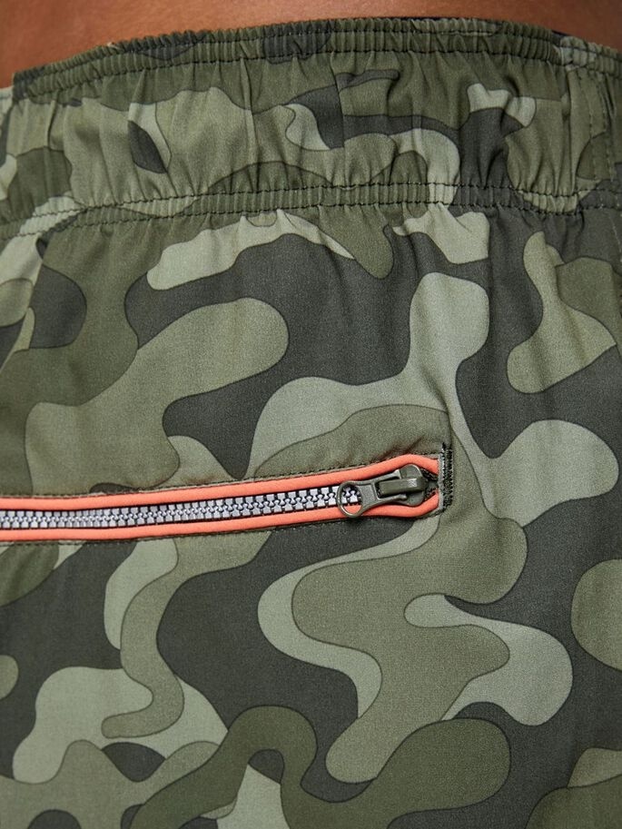 Плавальні шорти JJIMAUI JJSWIMSHORTS ST CAMO PRINT 12186940 Forest Night Jack & Jones L Хакі — фото 6