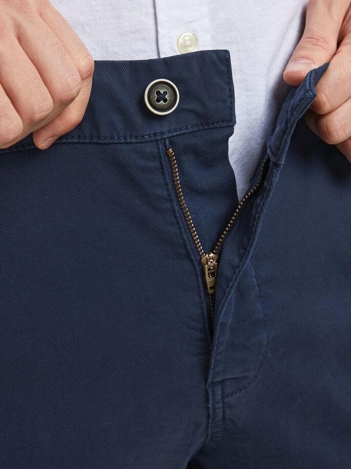 Штани JJIMARCO JJFRED AMA NAVY NOOS 12184901 Navy Blazer Jack & Jones 30/32 Темно-синій — фото 4